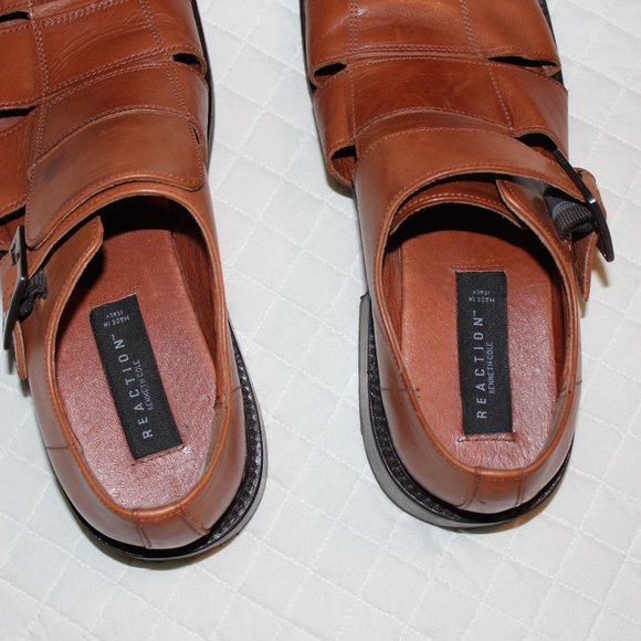Kenneth Cole Men's Leather Sandals - Picture 11 of 11